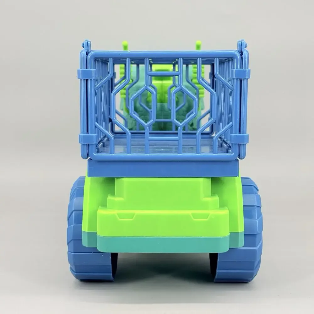 Large Dinosaur Truck Hauler Vehicle With Dinosaurs Dinos Trex Triceratops